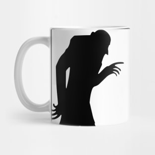 Scary Vampire Silhouette Mug